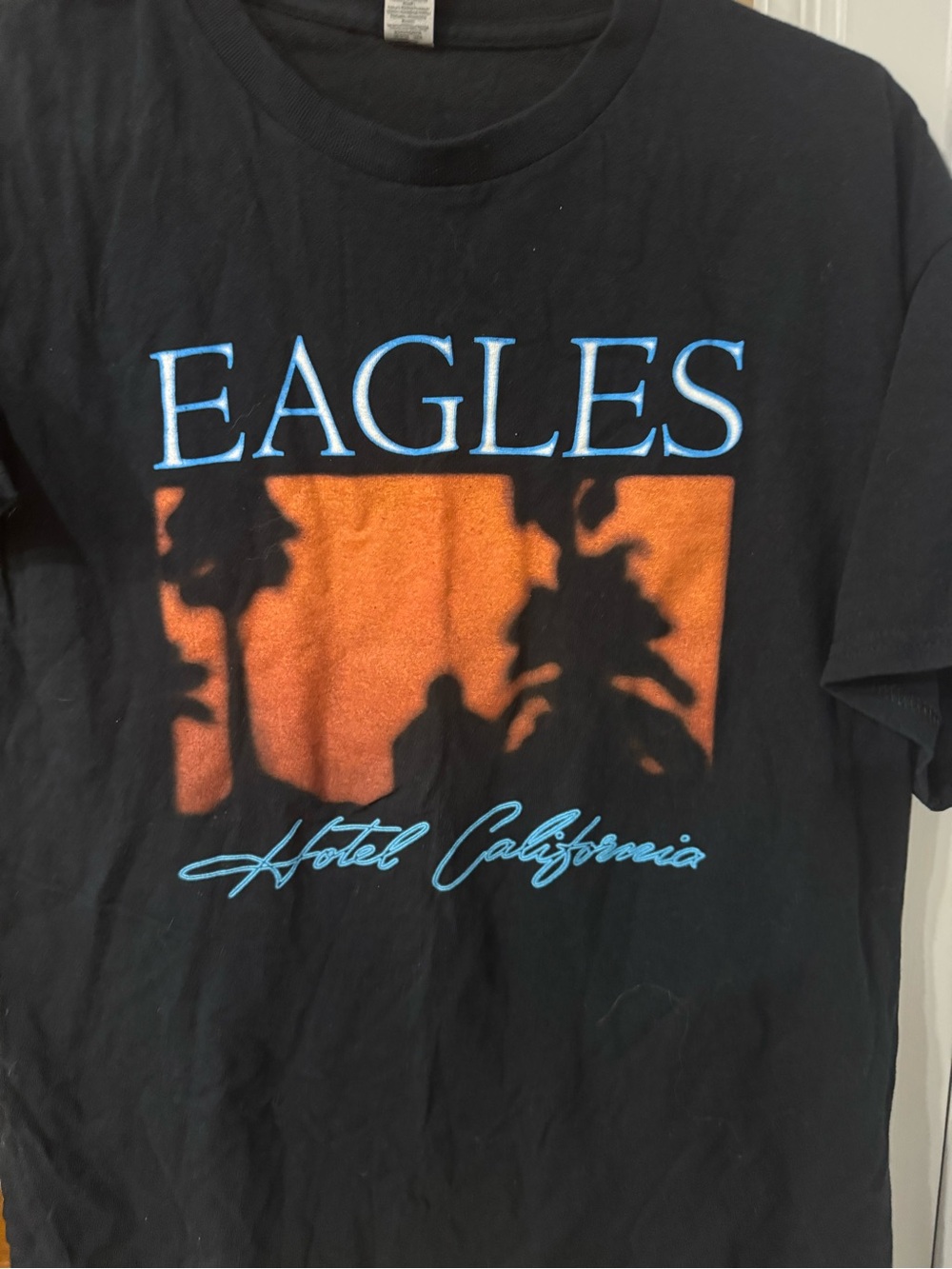 eagles hotel california t shirt vintage Large (CL-4)